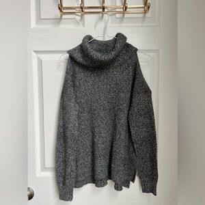 Hollister Cold Shoulder Turtleneck Sweater